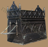 кованый мангал замок